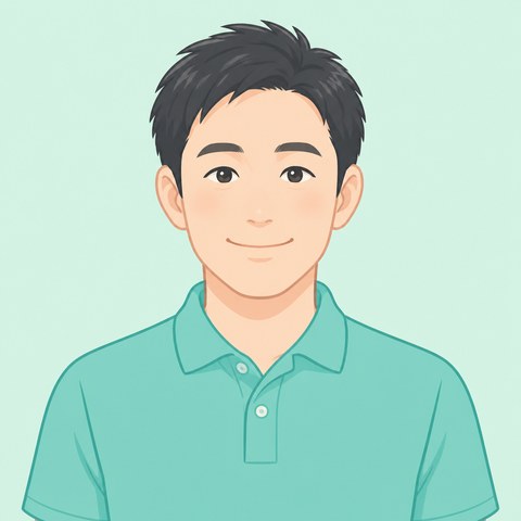 もり整骨院 院長 森勇一朗（イラスト）