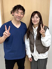 播田美佳さんと森院長